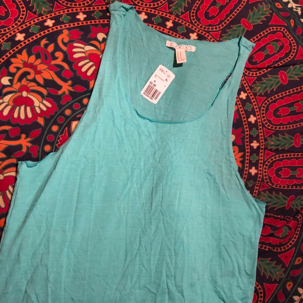 Teal tank top